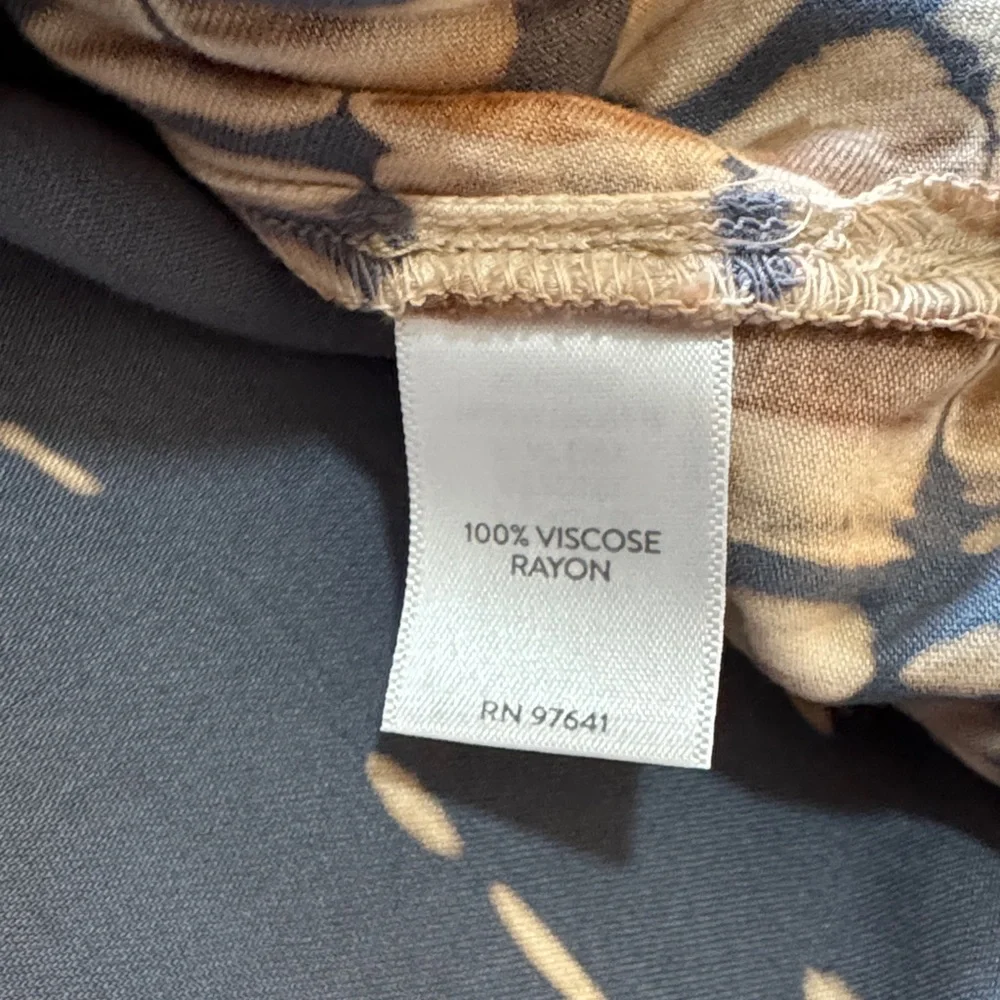 NWT J. Jill Pure Jill Tie Dye Belted Top Stone Multi size Large Tall - Picture 11 of 16